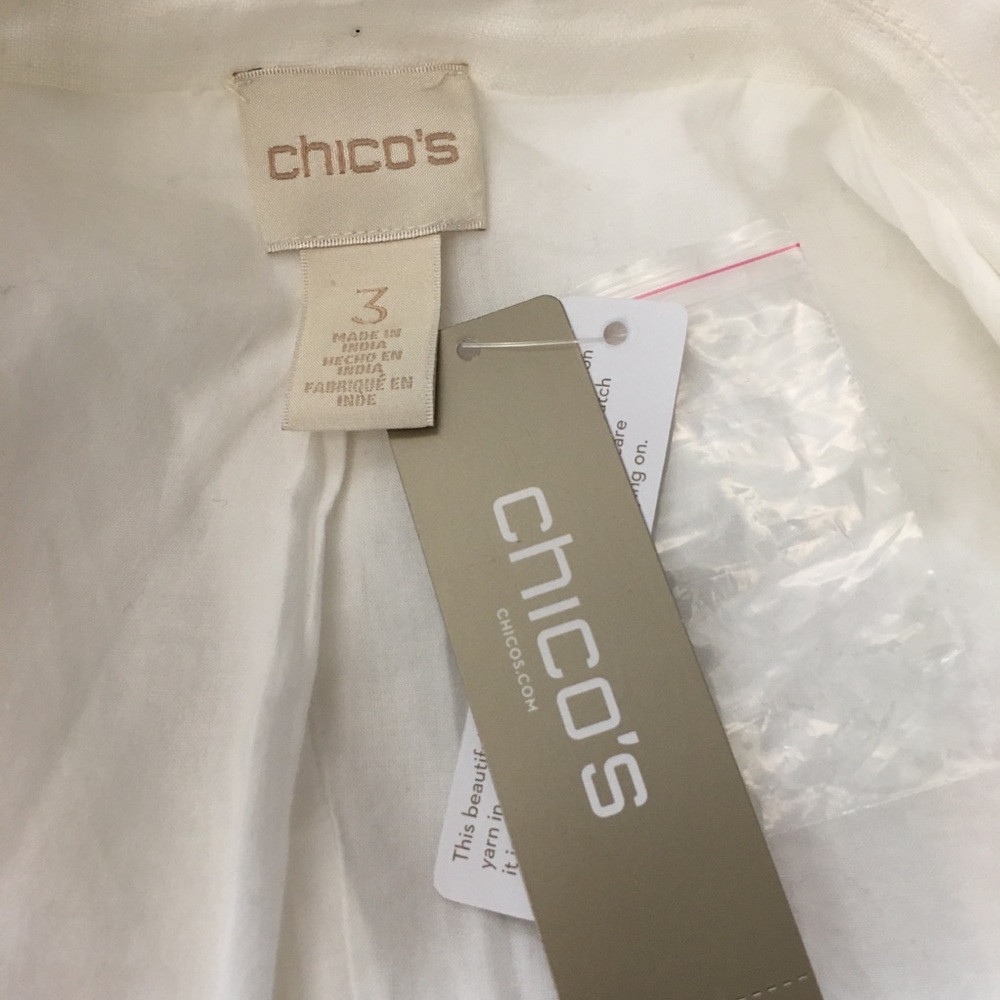 🆕 Chico’s Linen Jacket - Picture 6 of 10